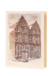 Aquarel Hoogstraat Winter - 031-4