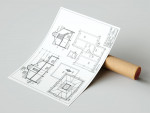 Bouwtekening A0 (84x118,8cm) - opgerold